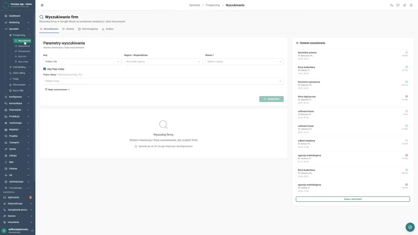 Wyszukiwanie firm — Jak zautomatyzować prospecting B2B i skrócić research