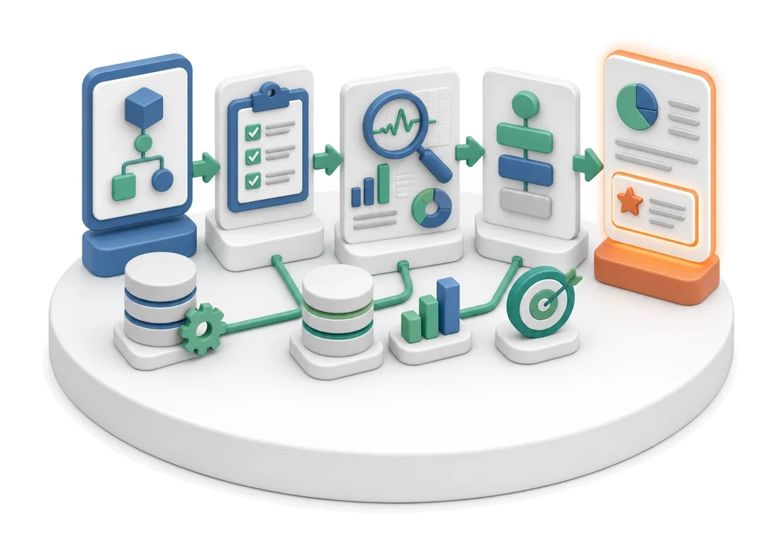 Analiza optymalizacyjna modułu — ekrany modułu w Process App