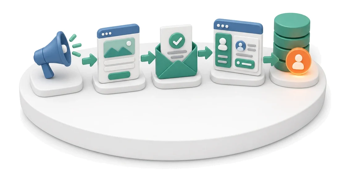 Generowanie leadów — ekrany modułu w Process App