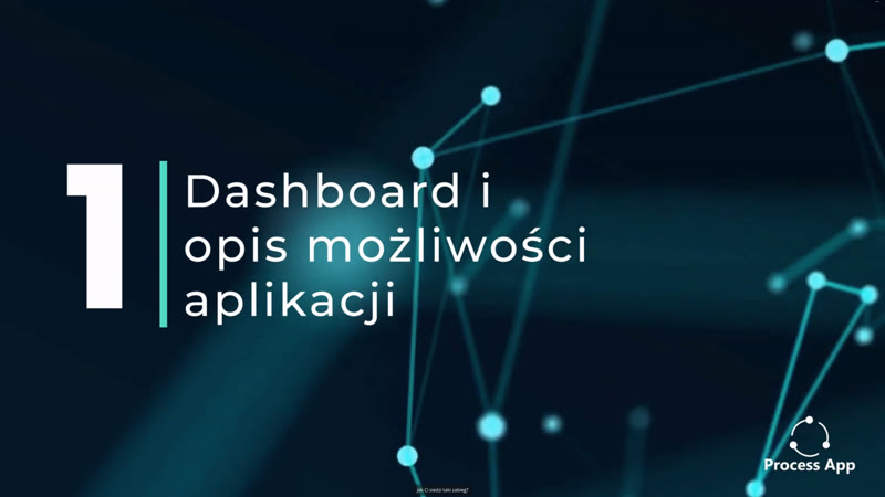 Dashboard i możliwości aplikacji
